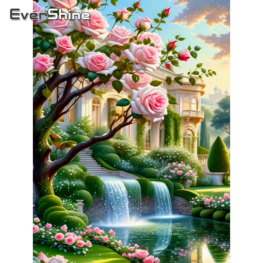 EverShine Diamond Painting Lan - огляд і ціна Embroidery Rose Stitch