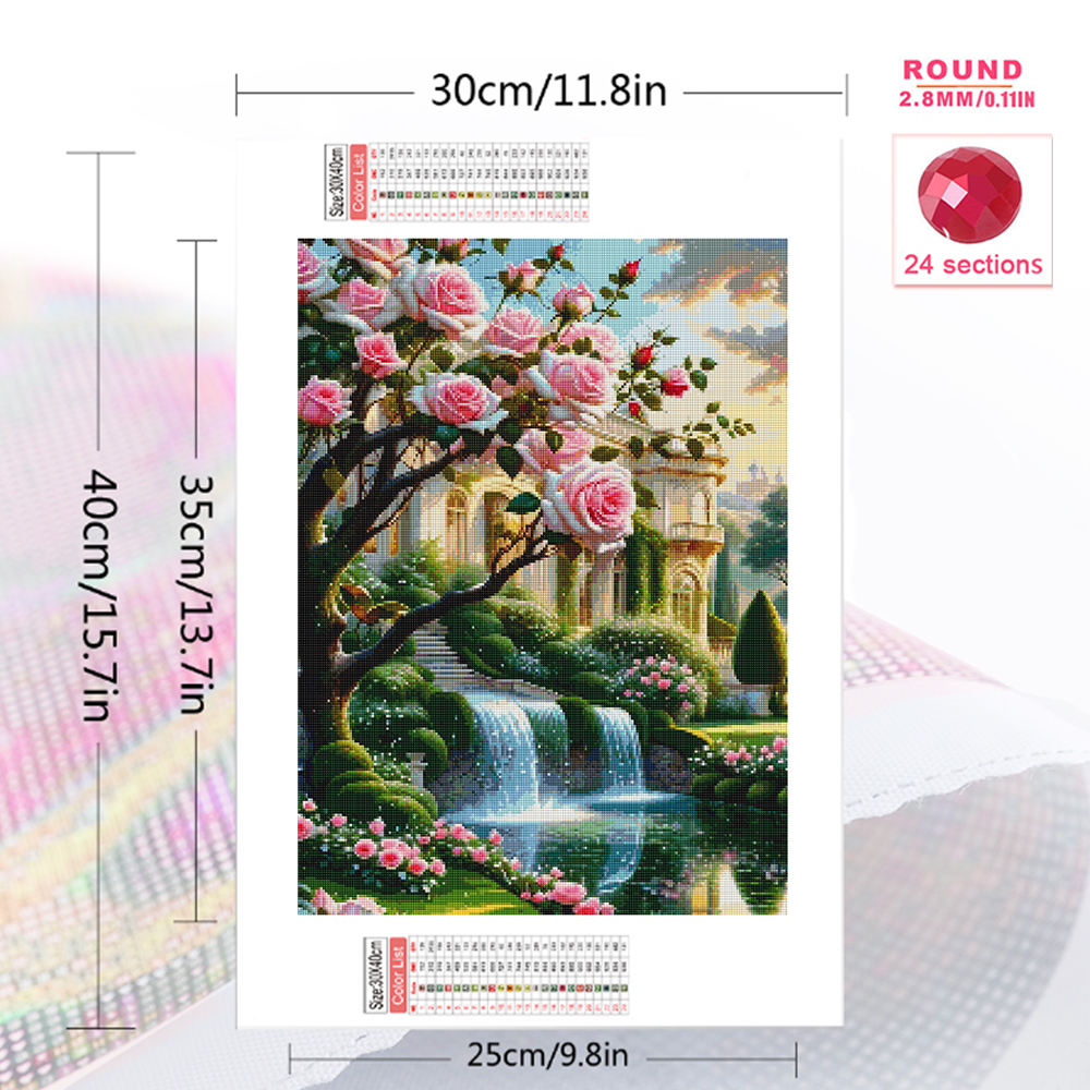EverShine Diamond Painting Lan - огляд і ціна Embroidery Rose Stitch