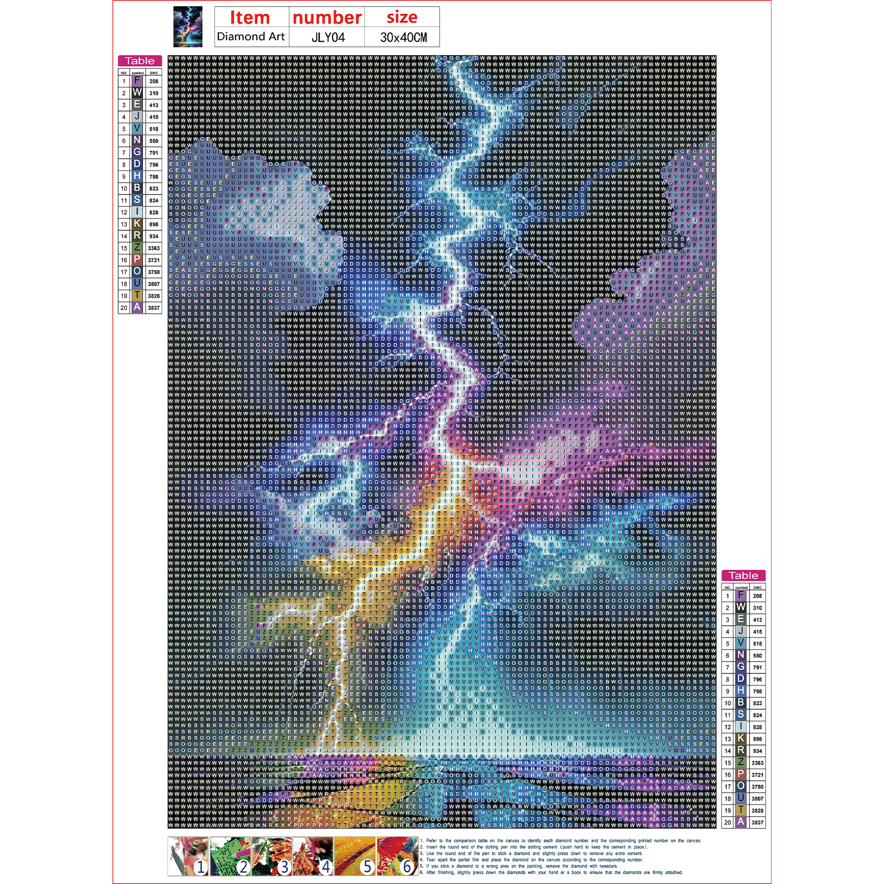 DIY Diamond Painting Colorful  - огляд і ціна Embroidery Motif