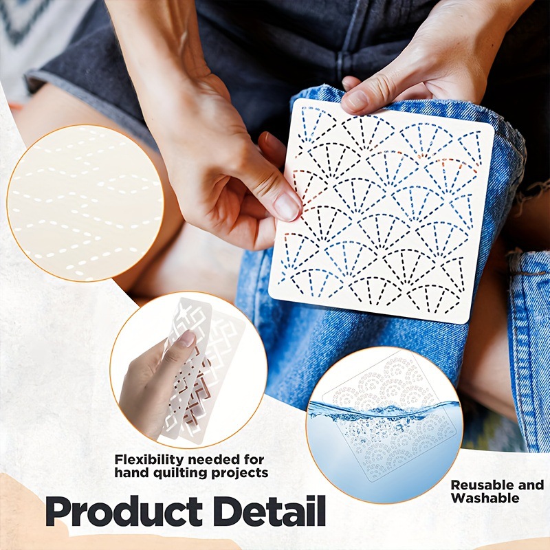 30Pcs Embroidery Templates DIY - огляд і ціна Embroidery Motif