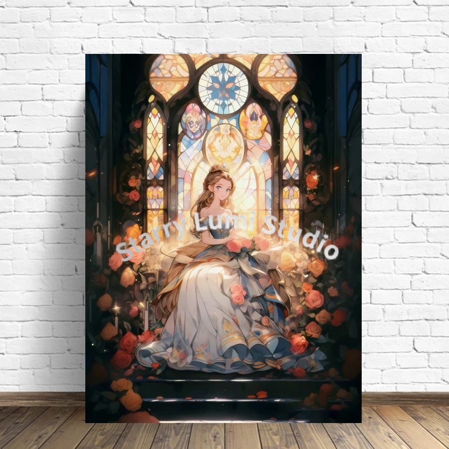 Cute Cinderella Castle 5D Full - огляд і ціна Embroidery Kit Set
