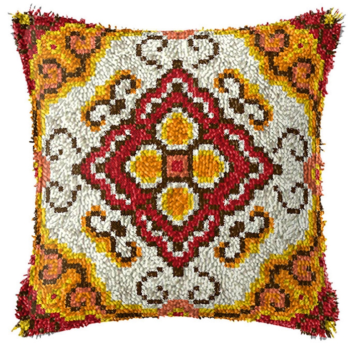 Yellow Stripes Latch Hook Kits - огляд і ціна Embroidery Yellow