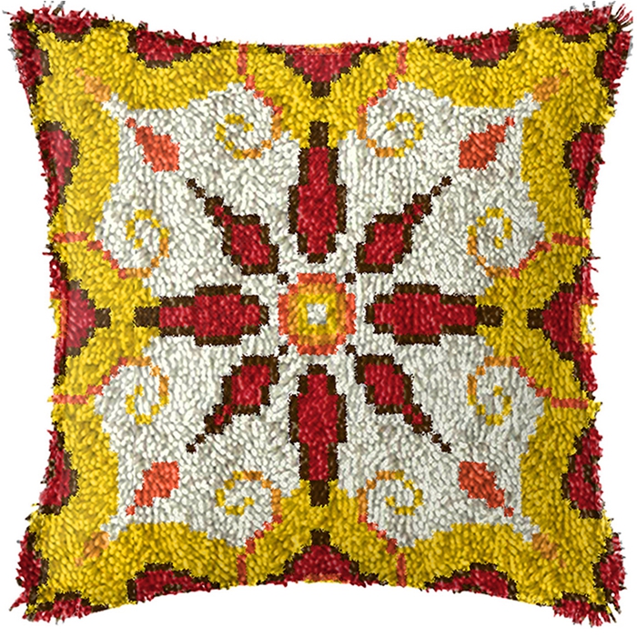 Yellow Stripes Latch Hook Kits - огляд і ціна Embroidery Yellow