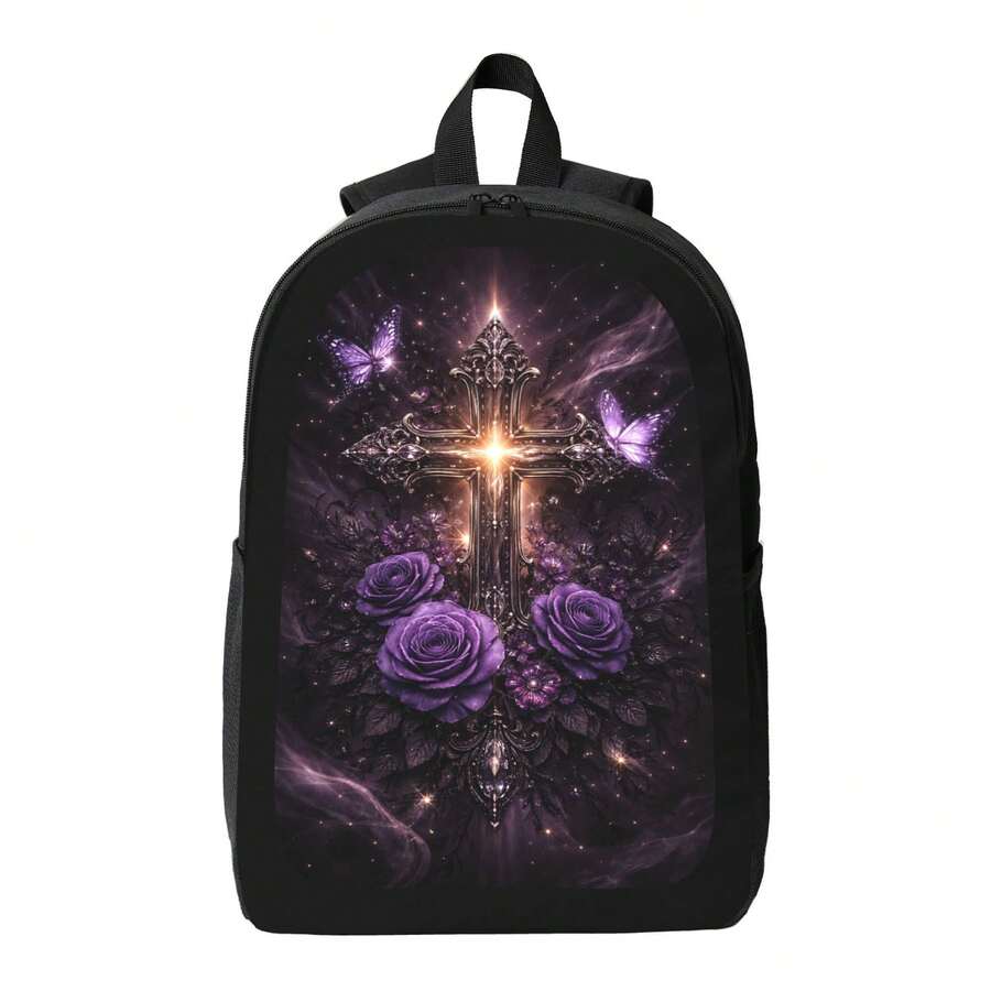 Dark Gothic Cross Backpack Wit - огляд і ціна Embroidery Gothic