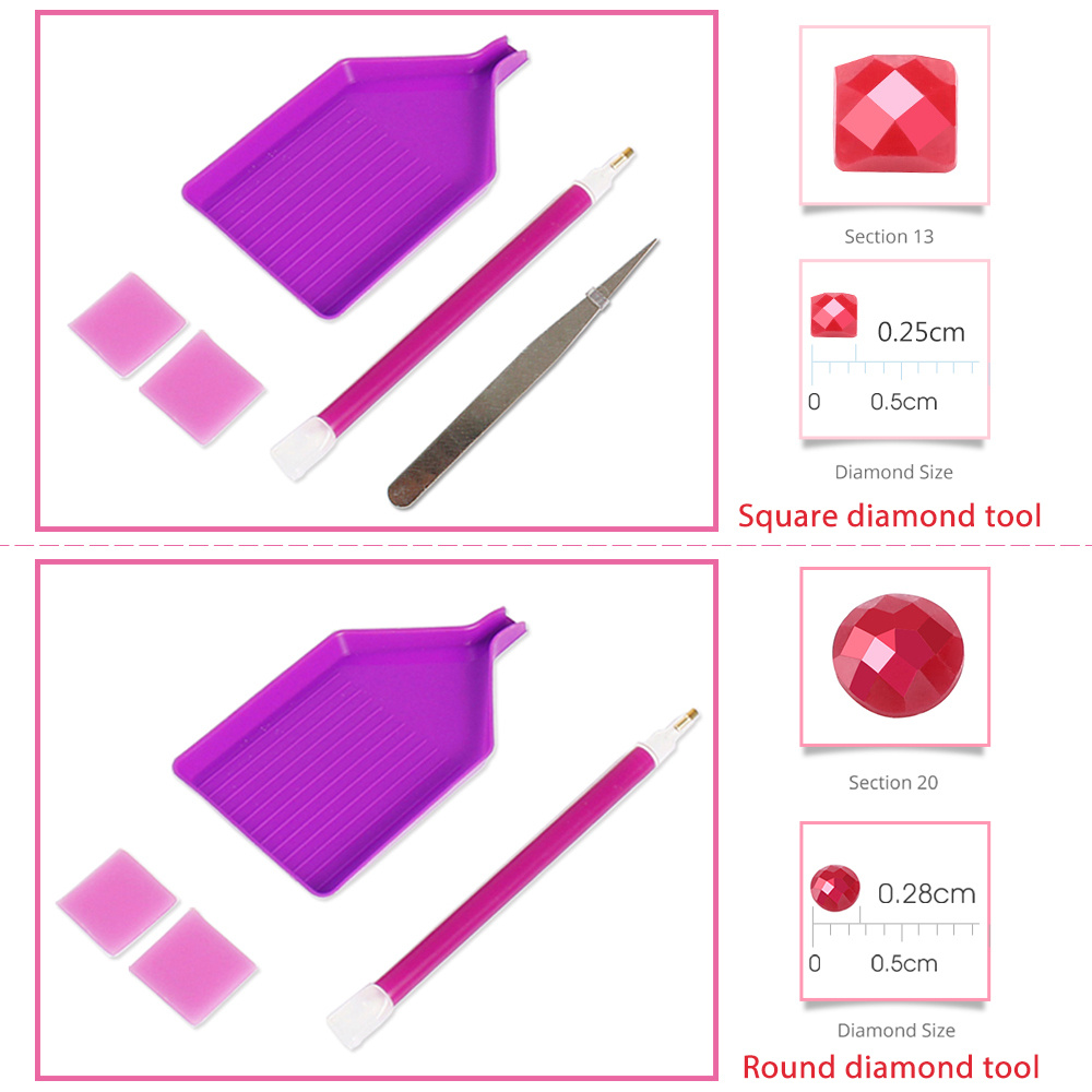 Momoart 5D DIY Diamond Mosaic  - огляд і ціна Embroidery Kit Set