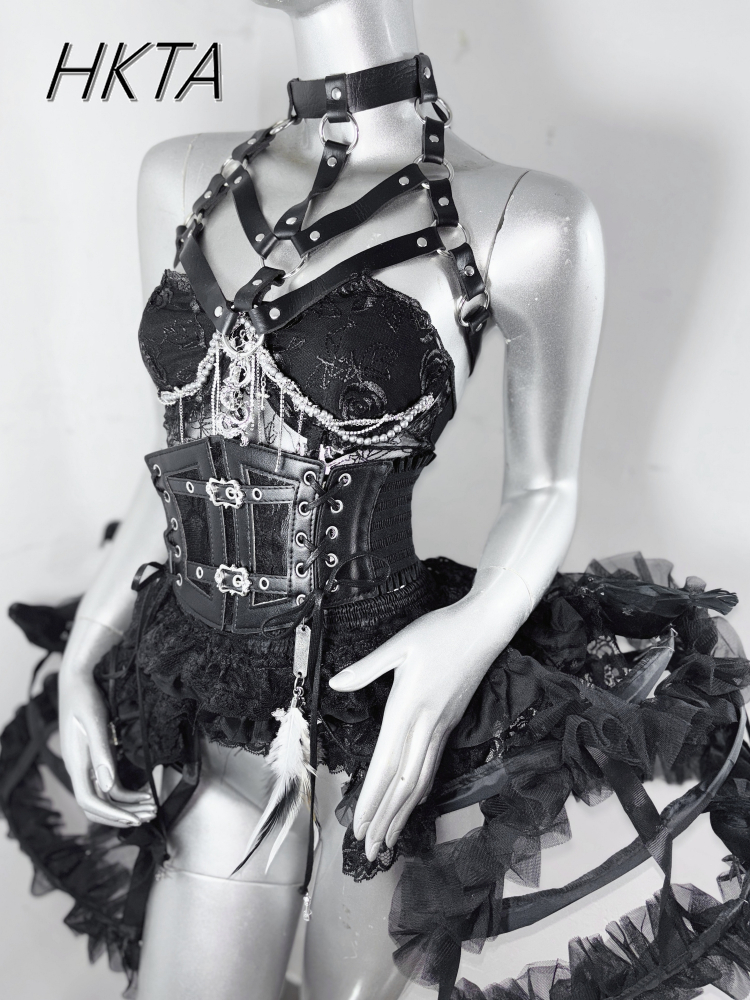 Dark Style Goth Metal Chain Wa - огляд і ціна Embroidery Gothic