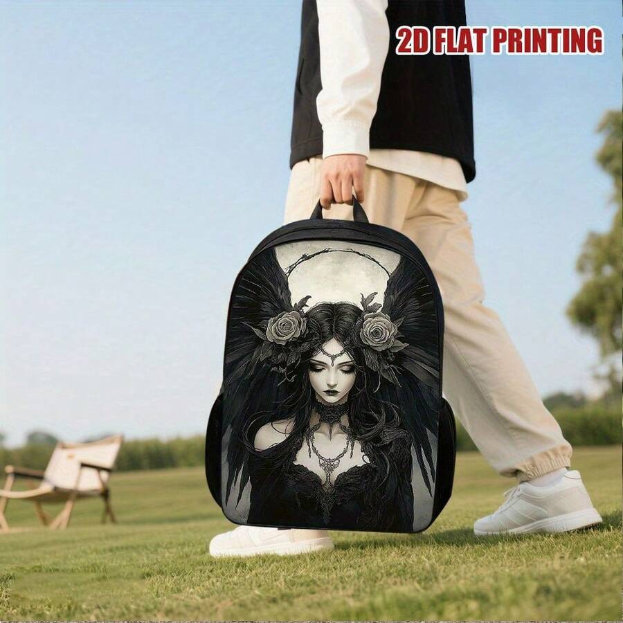 Gothic Phantom Angel Backpack  - огляд і ціна Embroidery Gothic