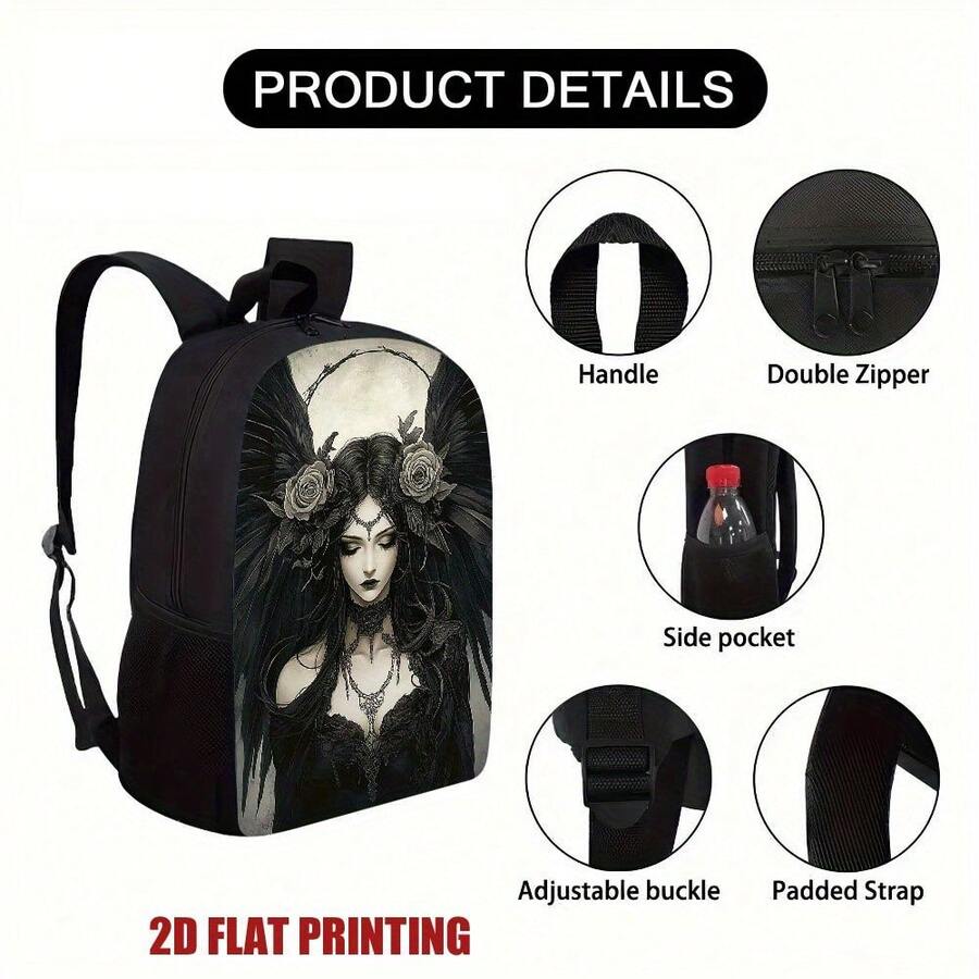 Gothic Phantom Angel Backpack  - огляд і ціна Embroidery Gothic