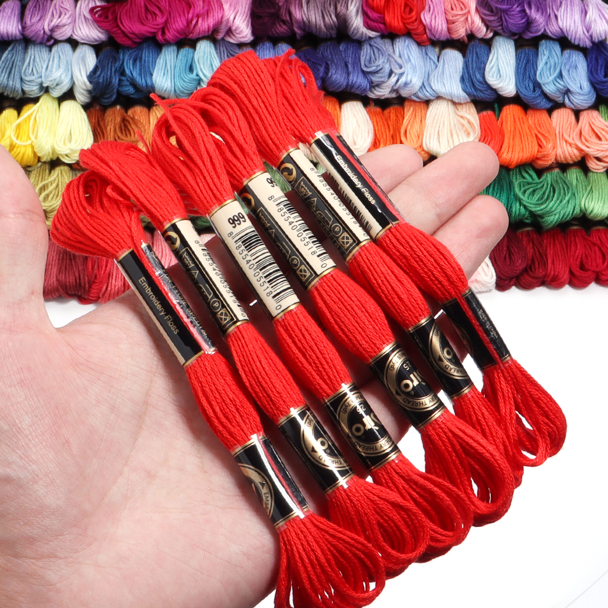6Pcs/Lot Multicolor Polyester  - огляд і ціна Embroidery Kit Set