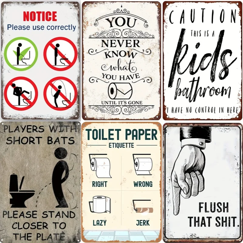 Funny Word Bathroom Decor Wari - огляд і ціна Embroidery Water