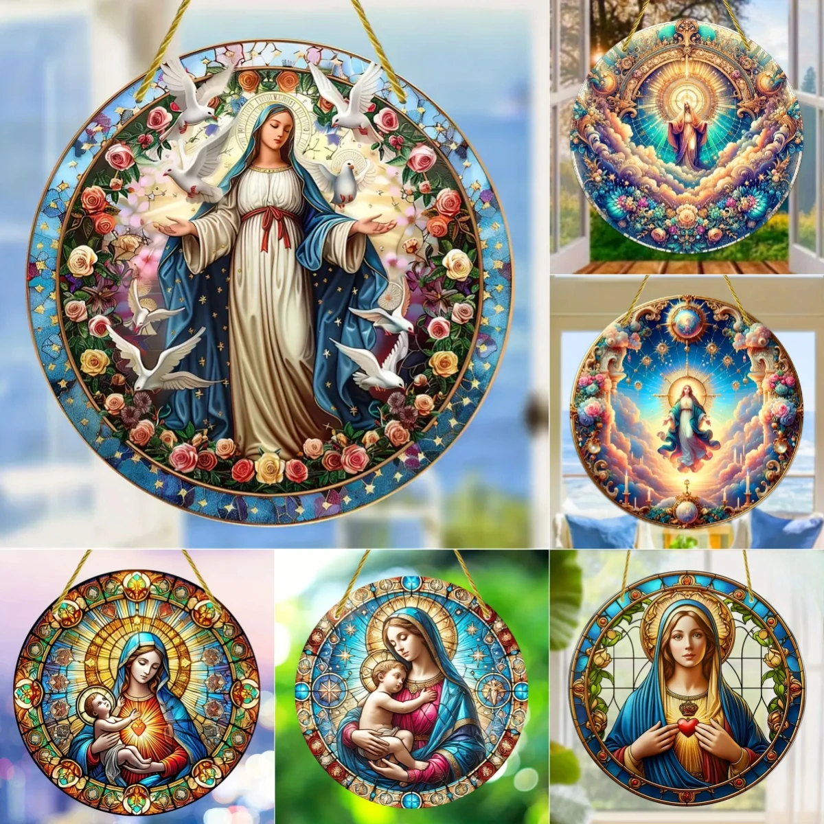 Christian Religion Mary Suncat - огляд і ціна Embroidery Water