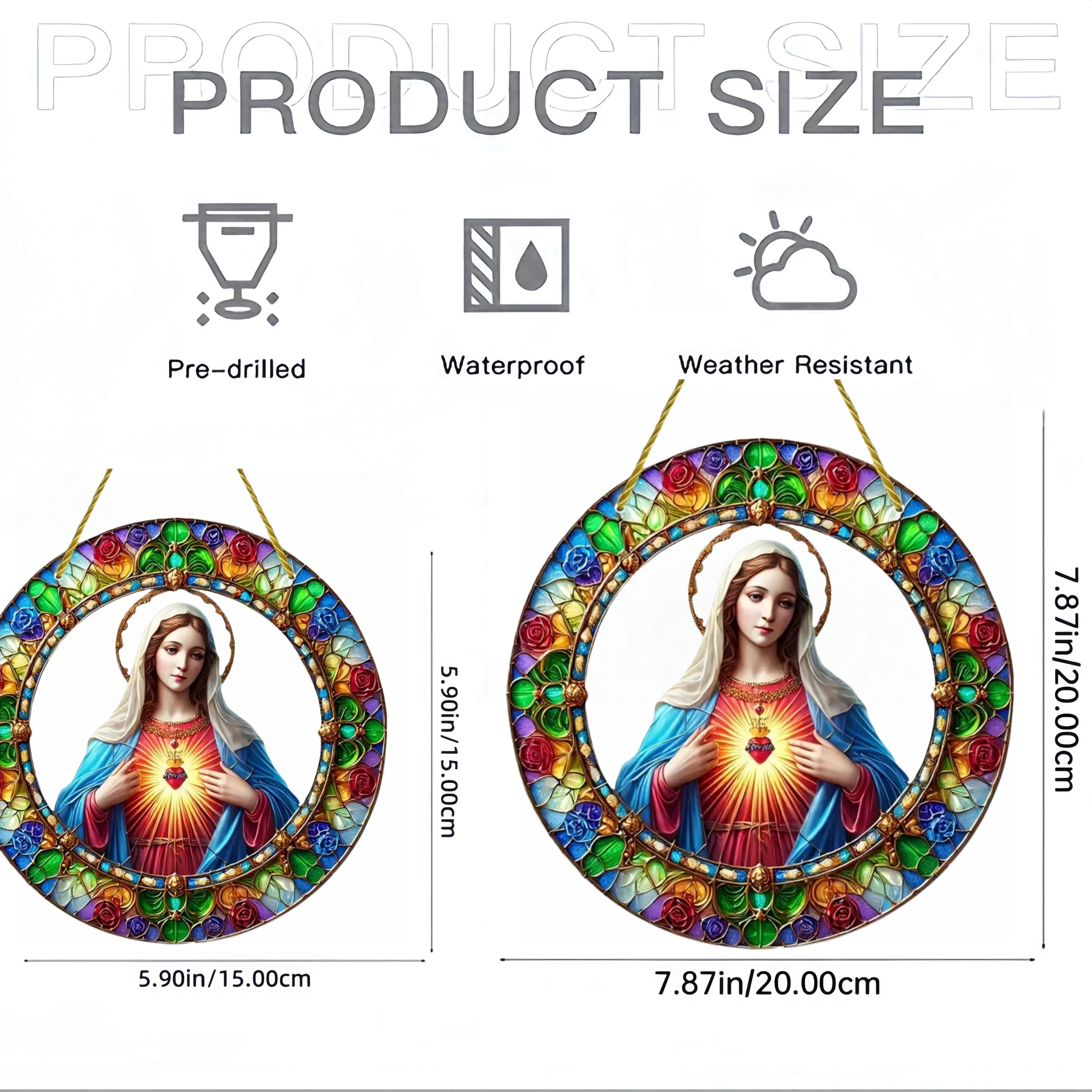 Christian Religion Mary Suncat - огляд і ціна Embroidery Water