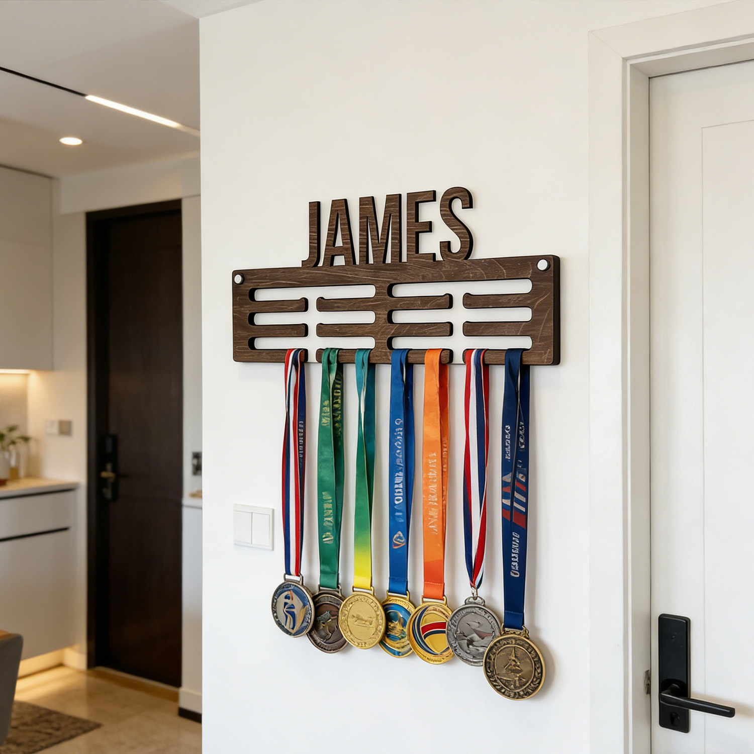 1pc Custom Modern Style Medal  - огляд і ціна Frame Display Wood
