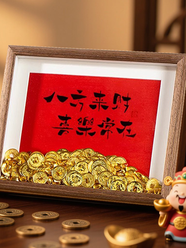Creative DIY Gold Coin Photo F - огляд і ціна Frame Display Wood