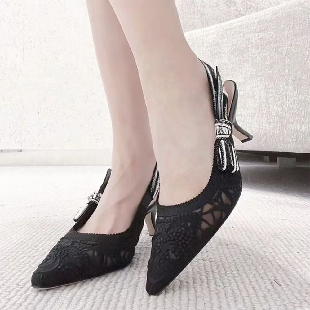 Genuine Leather High Heel Sand - огляд і ціна Embroidery White