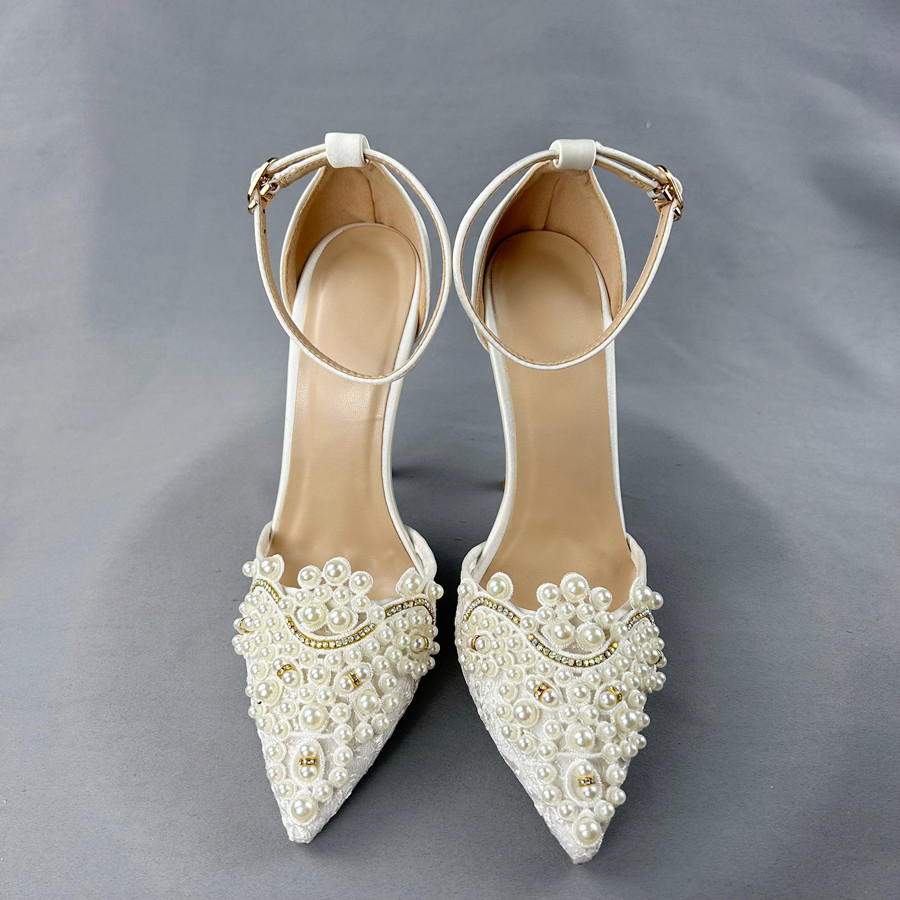 New Luxury Pearl Lace Women Se - огляд і ціна Embroidery White