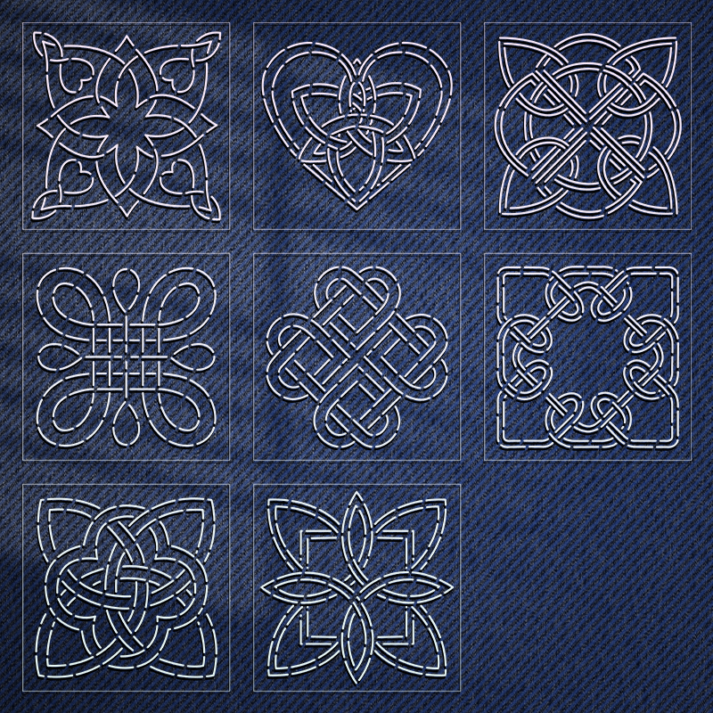 YOMDID 8pcs Ancient Symbol Pat - огляд і ціна Embroidery Motif