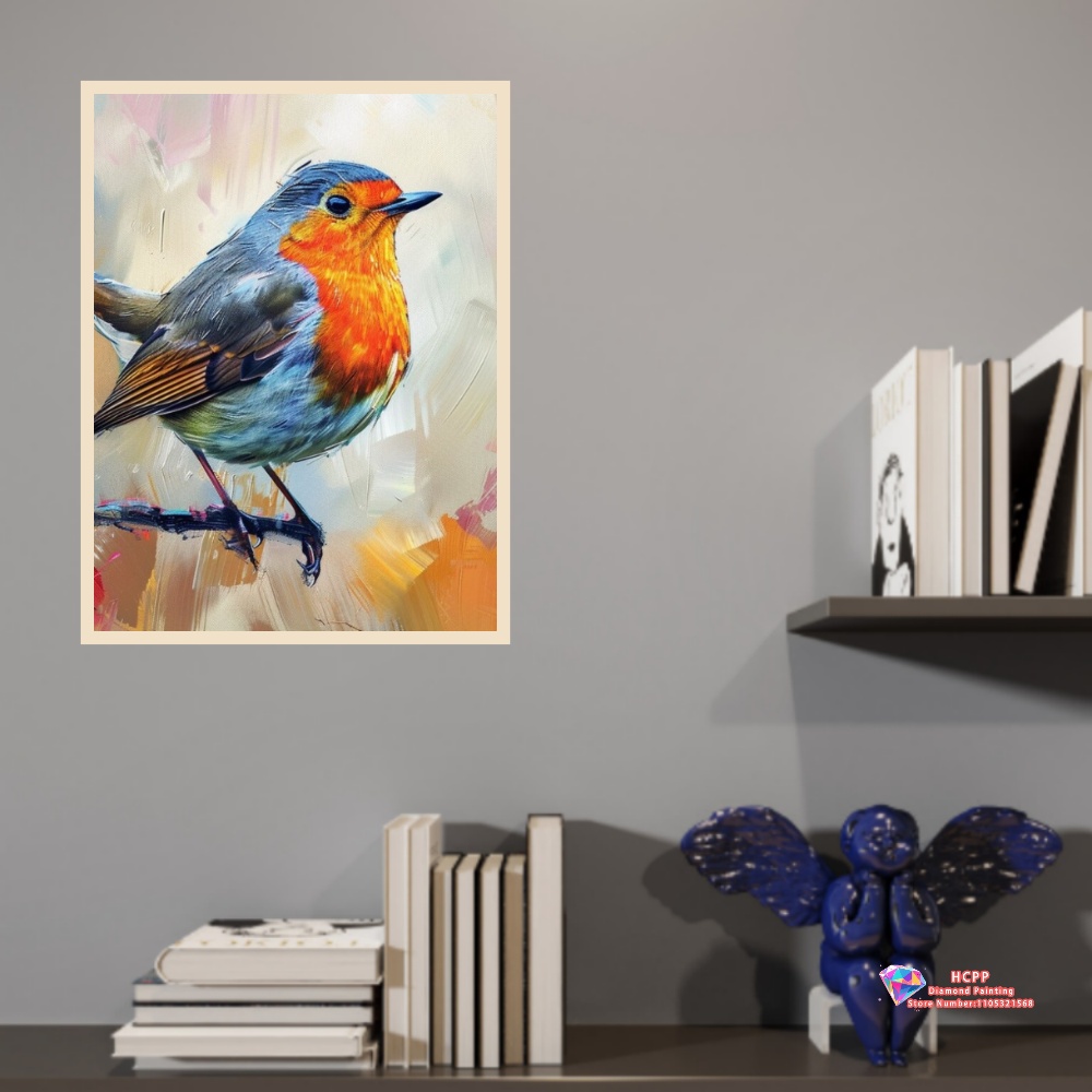 unframe Robin Bird Cute Robin  - огляд і ціна Embroidery Kit Set