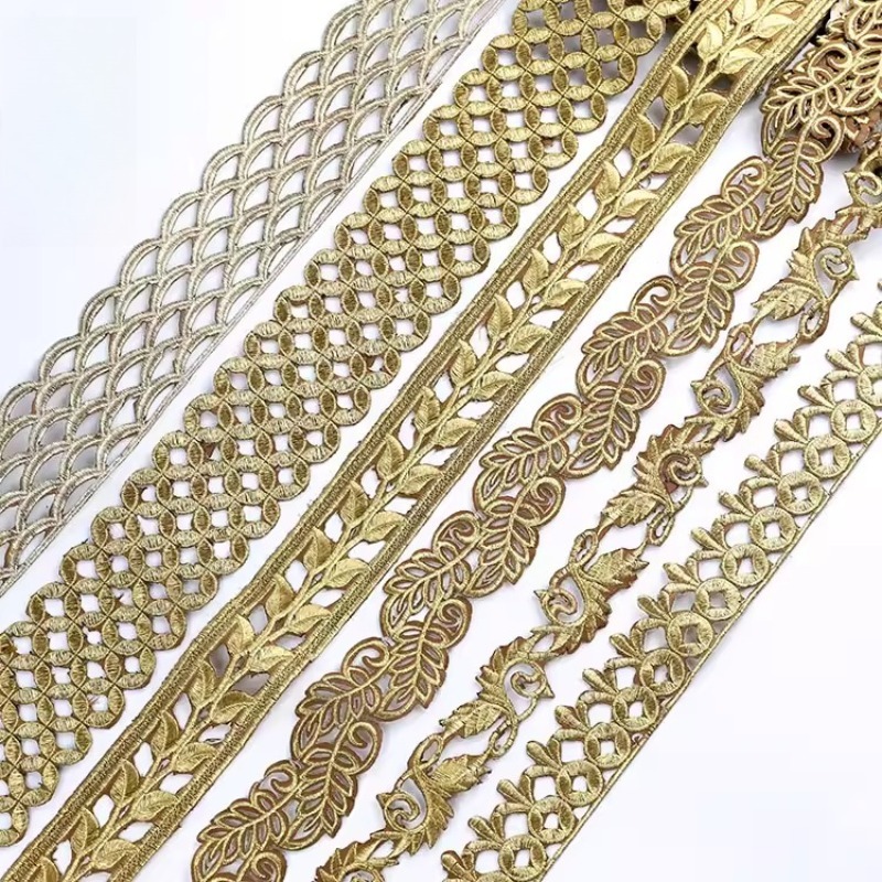 New Exquisite Light Gold Silve - огляд і ціна Embroidery Gold