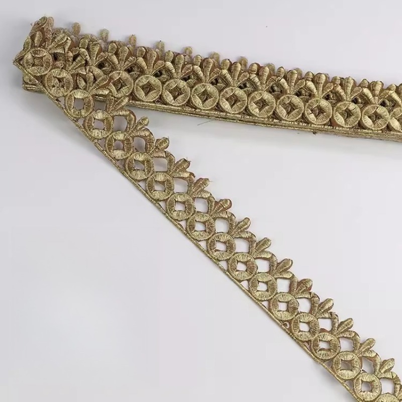 New Exquisite Light Gold Silve - огляд і ціна Embroidery Gold