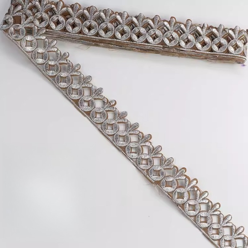 New Exquisite Light Gold Silve - огляд і ціна Embroidery Gold