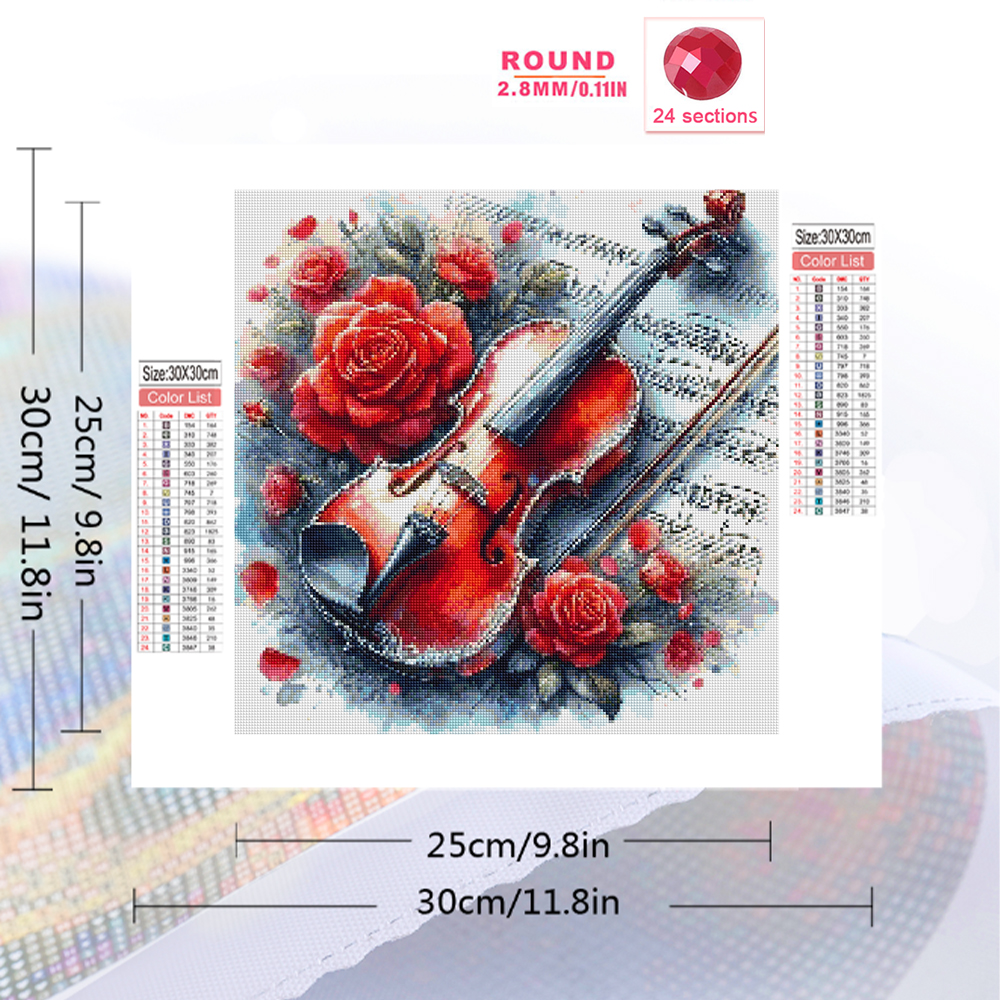 Evershine DIY Diamond Painting - огляд і ціна Embroidery Rose Stitch