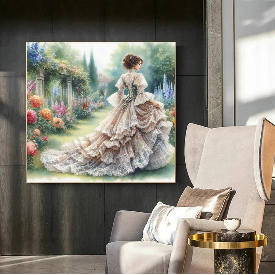 5D DIY New Diamond Painting Ar - огляд і ціна Embroidery Rose Stitch