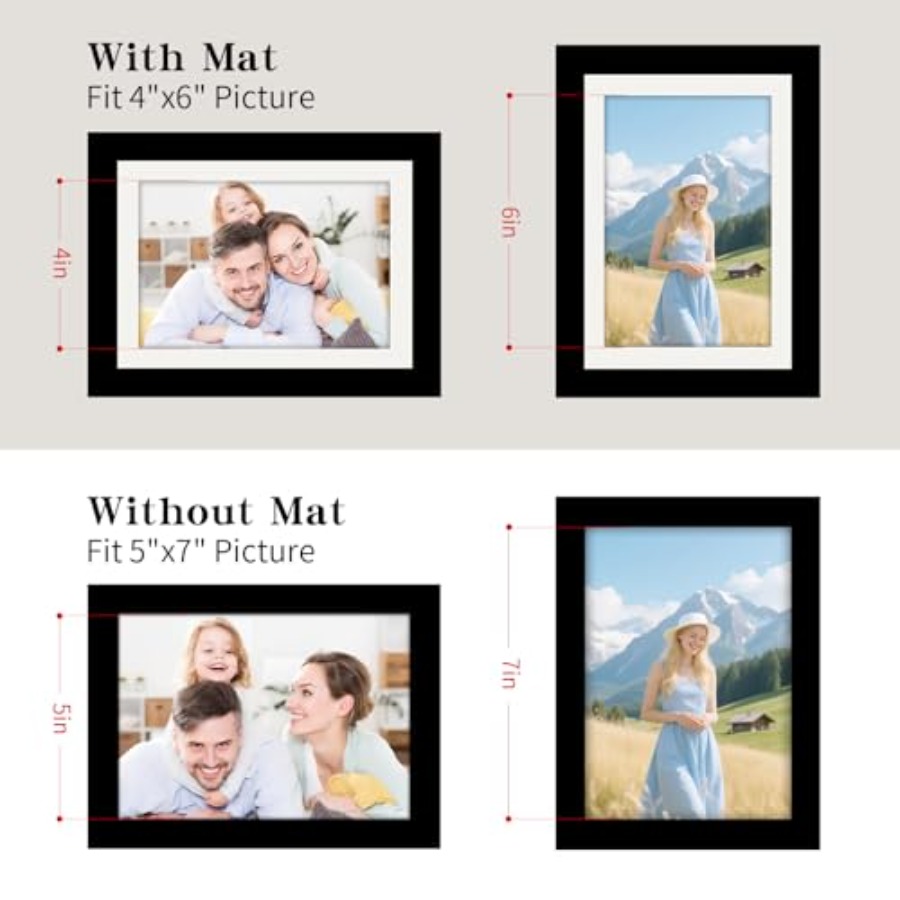 Picture Frames 2 Pack Made of  - огляд і ціна Frame Display Wood
