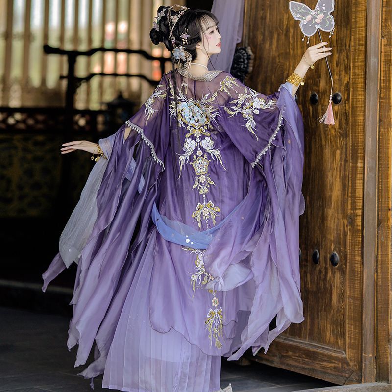 Chinese Hanfu Dress Women Trad - огляд і ціна Embroidery Yellow