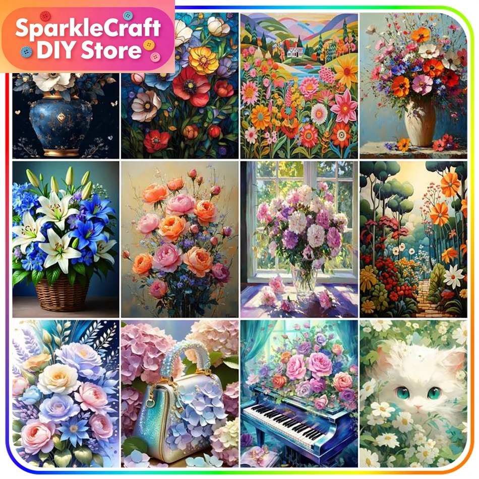 1pc frameless  Diamond Paintin - огляд і ціна Embroidery Kit Set