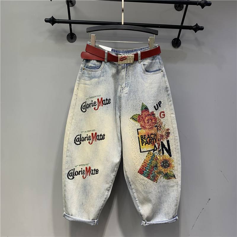 High Waisted Jeans 2023 Spring - огляд і ціна Embroidery Jeans Sakura