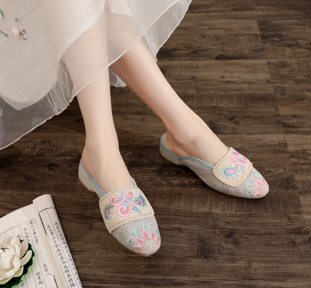 Veowalk New Cotton Fabric Embr - огляд і ціна Embroidery Shoes